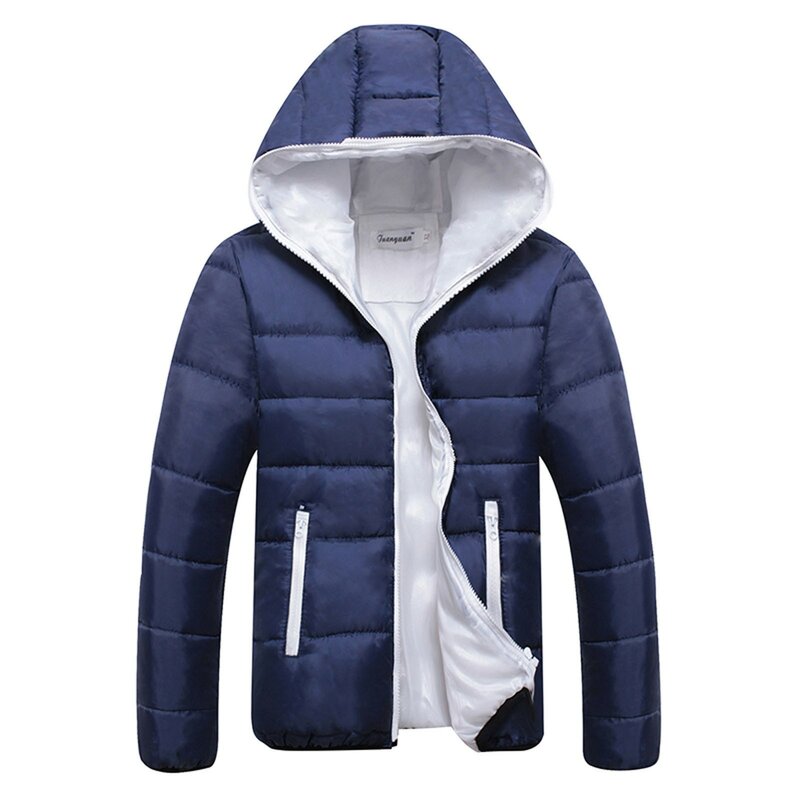 Мужская осенне-зимняя куртка на молнии, теплая зимняя куртка, модная повседневная Уличная куртка в стиле ретро, 2023