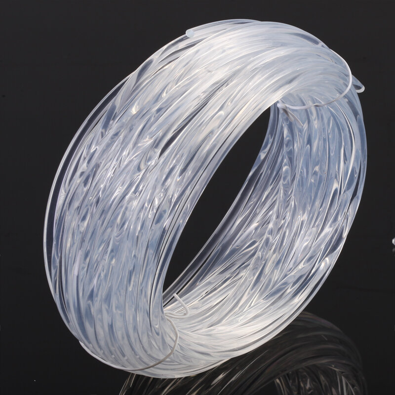 Brillo lateral de fibra óptica, luz Led superbrillante decorativa para Auto, bricolaje, Flexible, ambiente de fiesta, diámetro de 1234568mm, 1m, 3m
