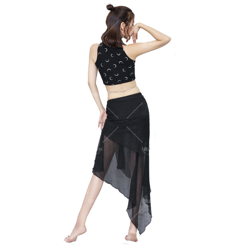 Taniec brzucha Długa sukienka Zestaw kostiumów scenicznych Luksusowy strój do tańca nowoczesnego Seksowny garnitur Festiwal Bollywood Odzież Kostium Danse