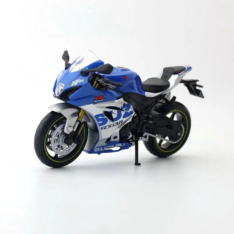 Motocicleta RMZ Cidade Diecast Modelo de Metal Suzuki GSX-R1000RR L7, Racing Sport, coleção em miniatura, presente para menino, 1:12