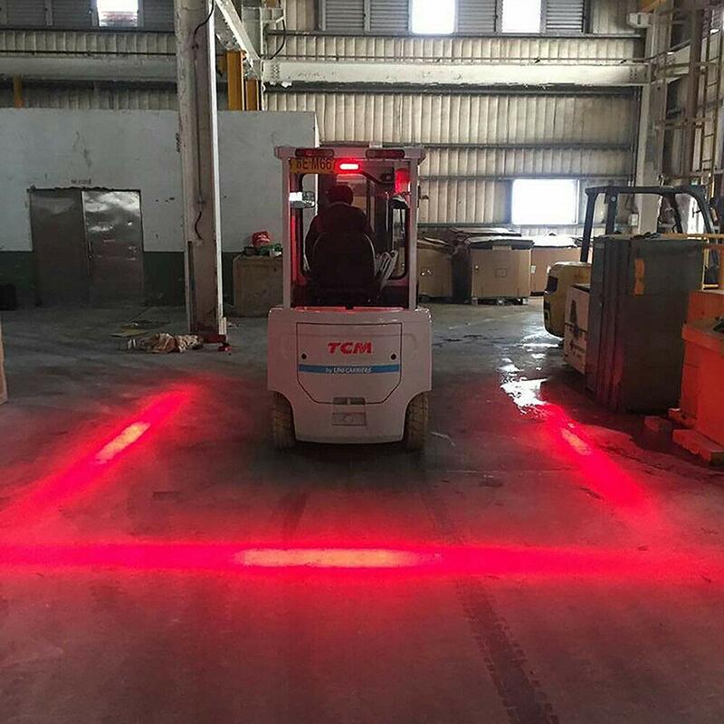 4 Inch 30W LED Forklift truk lampu peringatan mobil keselamatan lampu kerja Bar gudang berbahaya Area cahaya, 10-80v tahan air (1Pcs)