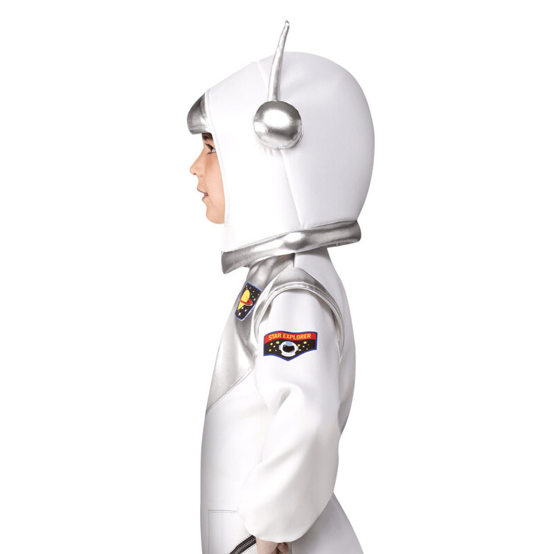 เด็กนักบินอวกาศเครื่องแต่งกายสีขาวนักบินอวกาศ J umpsuit เด็กฮาโลวีนคอสเพลย์เด็กนักบินเทศกาลพรรคชุดแฟนซี2021มาใหม่ล่าสุด