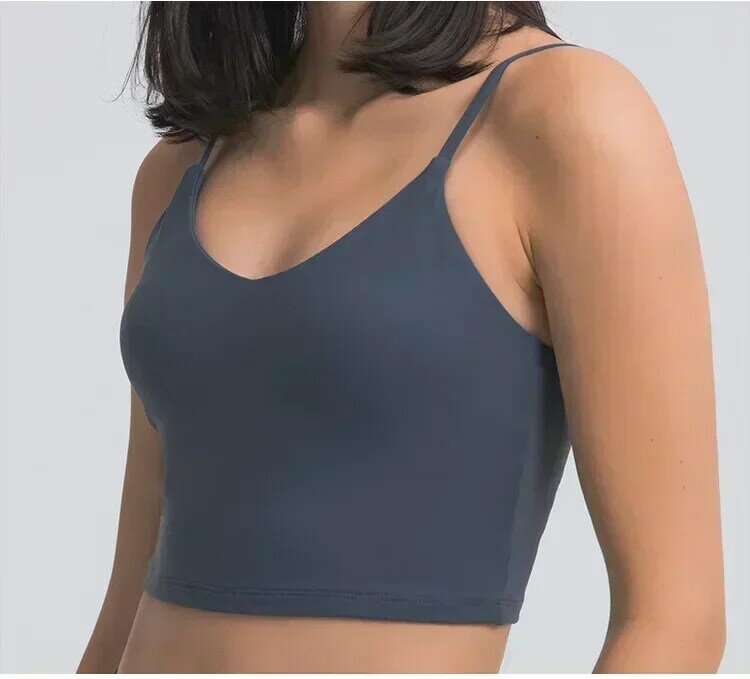 Lemon Women Clothing Gym Yoga Vest Sports Bra Top Fitness Women's Underwear Outdoor Jogging Sport V-neck Lingerie for Ladies