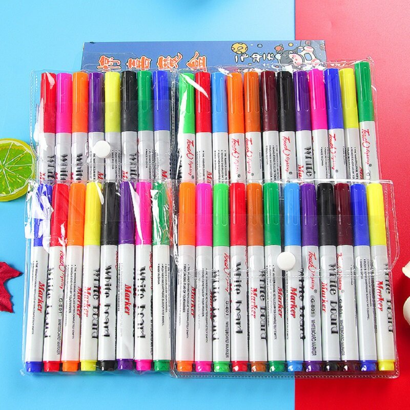 Волшебная ручка для рисования водой, цветная маркерная ручка, плавающая чернильная ручка, акваручки для рисования, Детские Игрушки для раннего развития по методу Монтессори