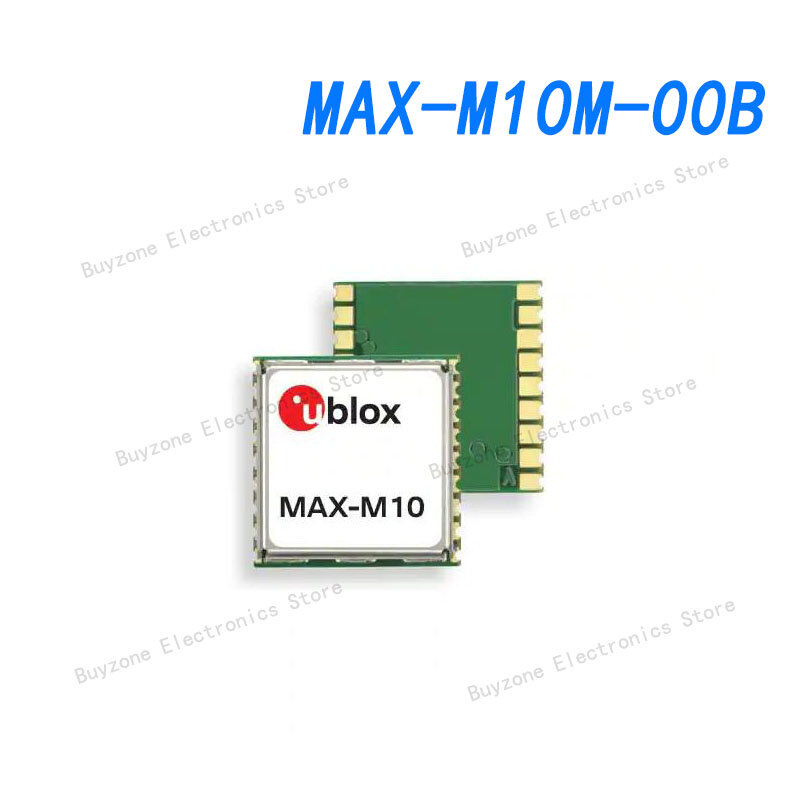MAX-M10M-00B GNSS / GPS 모듈, U-blox M10 GNSS LCC 모듈, ROM 내 펌웨어, 수정 발진기