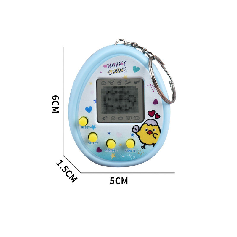 Mini Pet Machine para crianças, Desenvolvimento Eletrônico Virtual, Jogo Retro, Chaveiro, Brinquedos portáteis, Retro