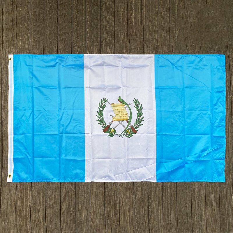 Freies verschiffen xvggdg 90x150cm Guatemala flagge 3x5 Fuß Super Poly fußball FLAGGE Indoor Outdoor Polyester flagge