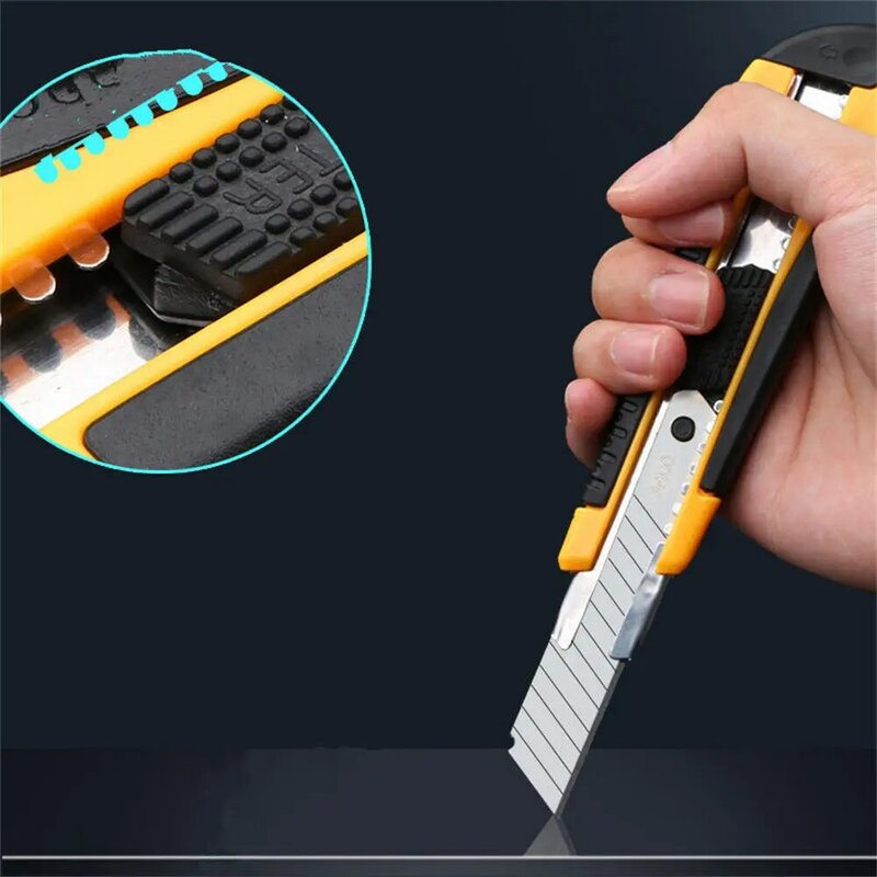 Multi-Purpose Large Art Knife Large Blade Heavy Stainless Steel Thickened Wallpaper Knife Tool Knife Stationery Cutting Supplies