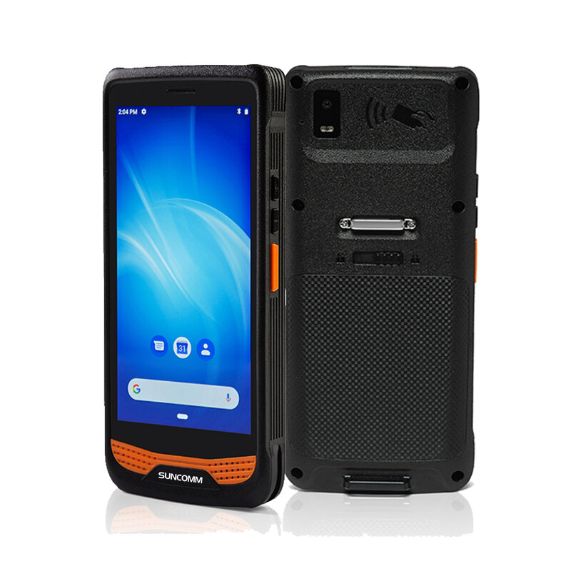 PDA Devices Rugged 5.5" Android biometric SUNCOMM SC200 4G GPS waterproof Barcode FingerPrint NFC RFID reader PDAs