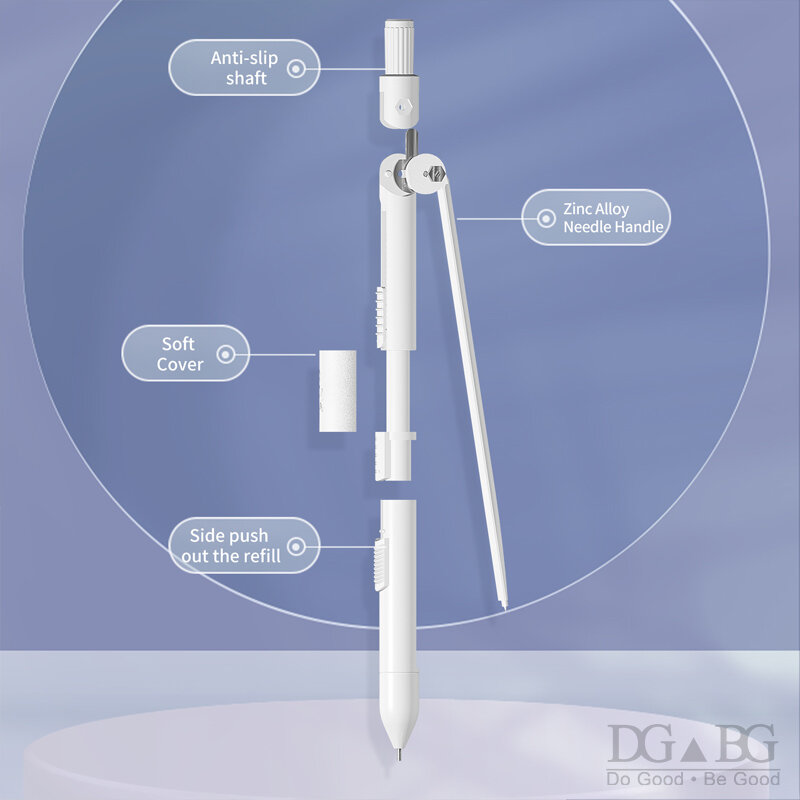NBX, компас, карандаш, математическая флейта, искусственный карандаш 0,7 мм, инструменты для рисования, включает в себя линейки