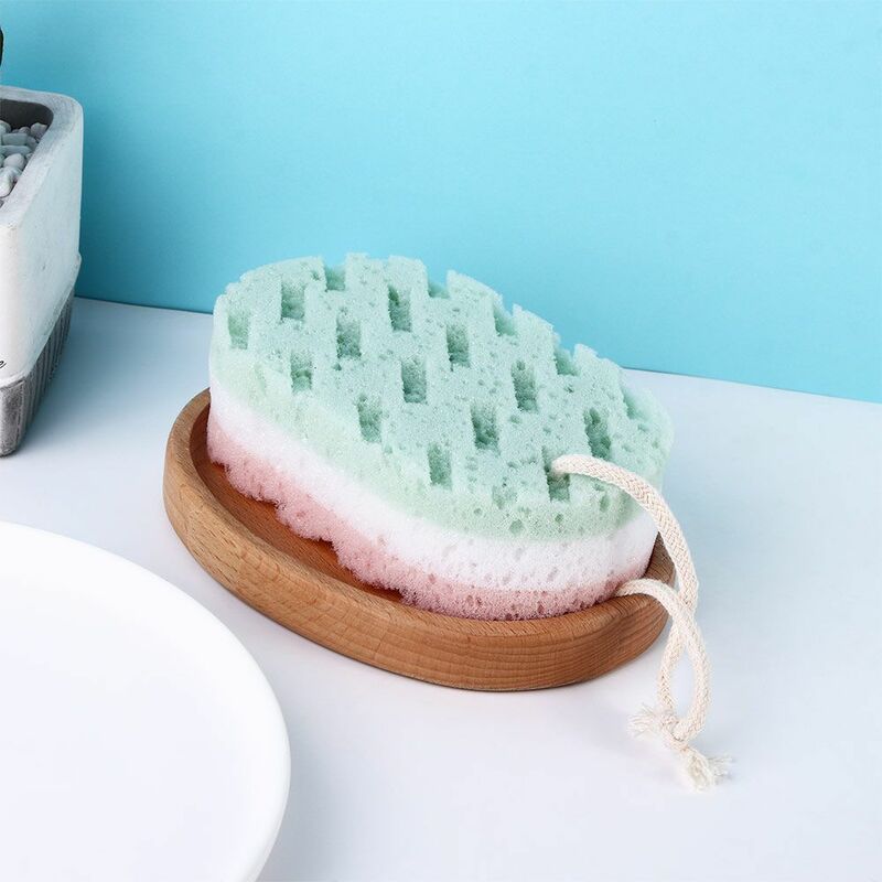 Durable Wash Body Quick Foaming Massage Brush Exfoliation Sponge Bath Ball Sponge Scrubber Shower Rub Body Brush