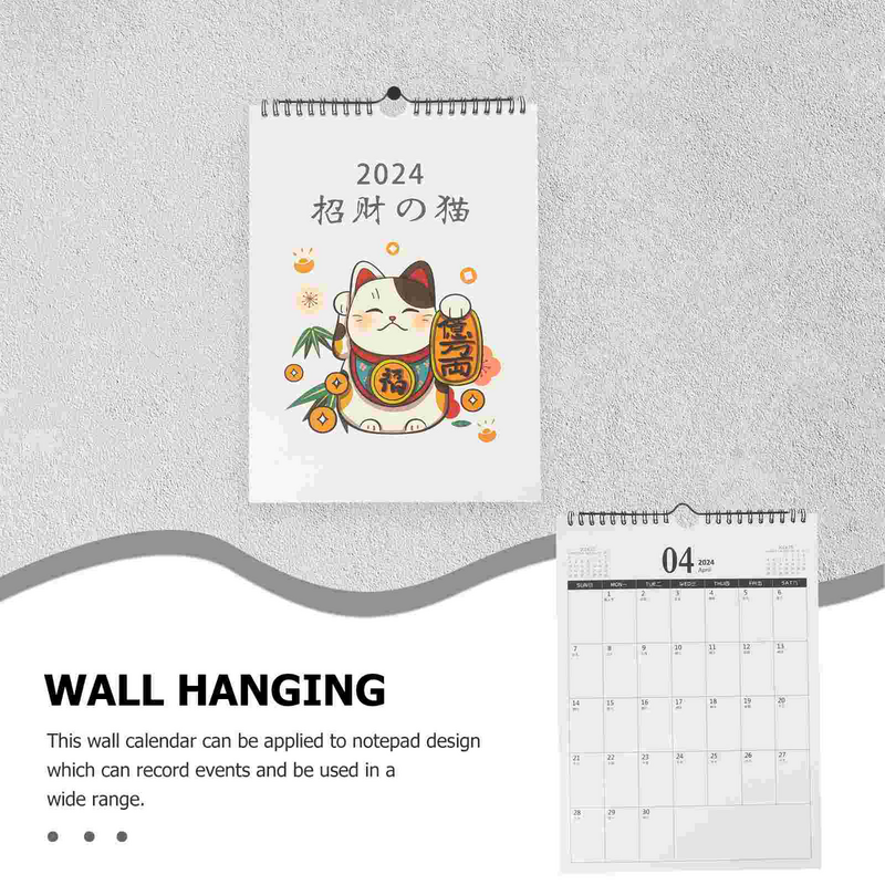 Wall Desk Desk com calendário, estilo simples, Office Planner