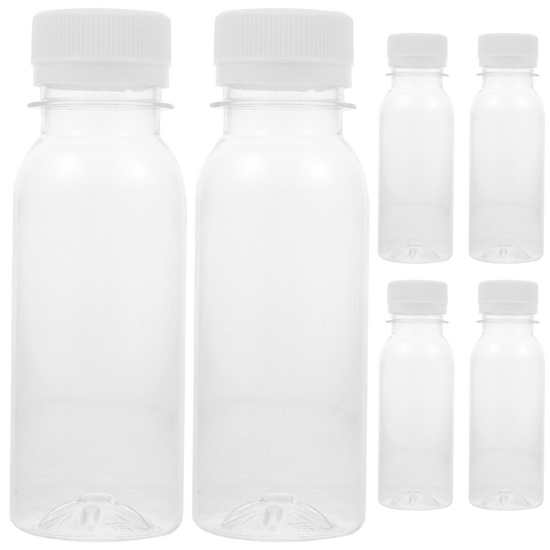 Бутылки для молока, маленькие бутылки для молока, портативные бутылки для напитков, пластиковая бутылка для воды пустая