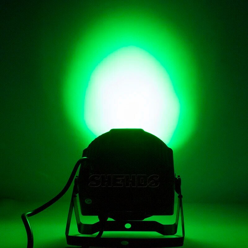 SHEHDS-Lumière LED RGBW 7x12W avec Ventilateur Ultra-Silencieux, Éclairage à Effet de Scène pour ixd'Anniversaire en Famille et Club