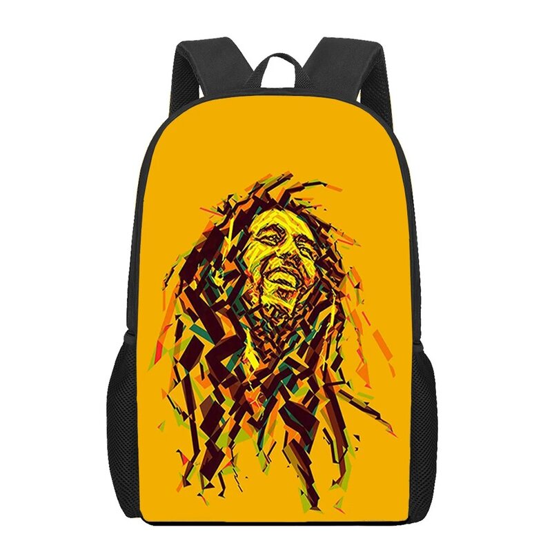 Bob Marley Heren Rugzak Kids Jongens Rugzakken Schooltassen Voor Tiener Dagelijkse Bagpack Boekentas Tassen Boekentas Grote Capaciteit Rugzak