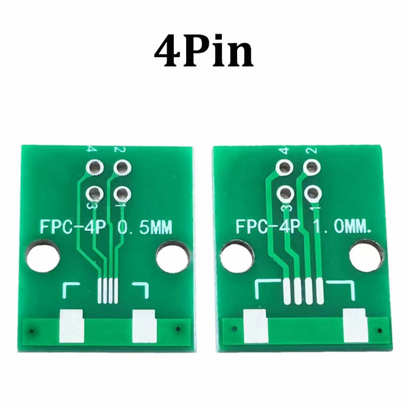 1Pcs Double Side 0.5mm 1mm 6 8 10 12 20 40 50 60 Pin to DIP 2.54mm FPC FFC SMT Flexible Cable Adapter Board PCB Board Connector