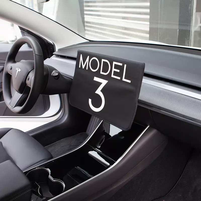 Чехол для сенсорного экрана Tesla Model 3 Y, центральное управление, защита экрана приборной панели навигации, Солнцезащитная пленка, аксессуары для интерьера 2023