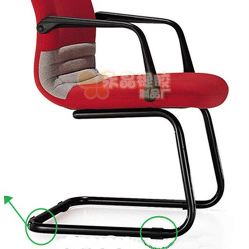 U Shaped Non-Slip cadeira Leg Pad, Anti-front Tilt Glides Bumper, Damper Stool, útil cadeira pernas tubo Caps, protetor de piso, 4pcs por lote
