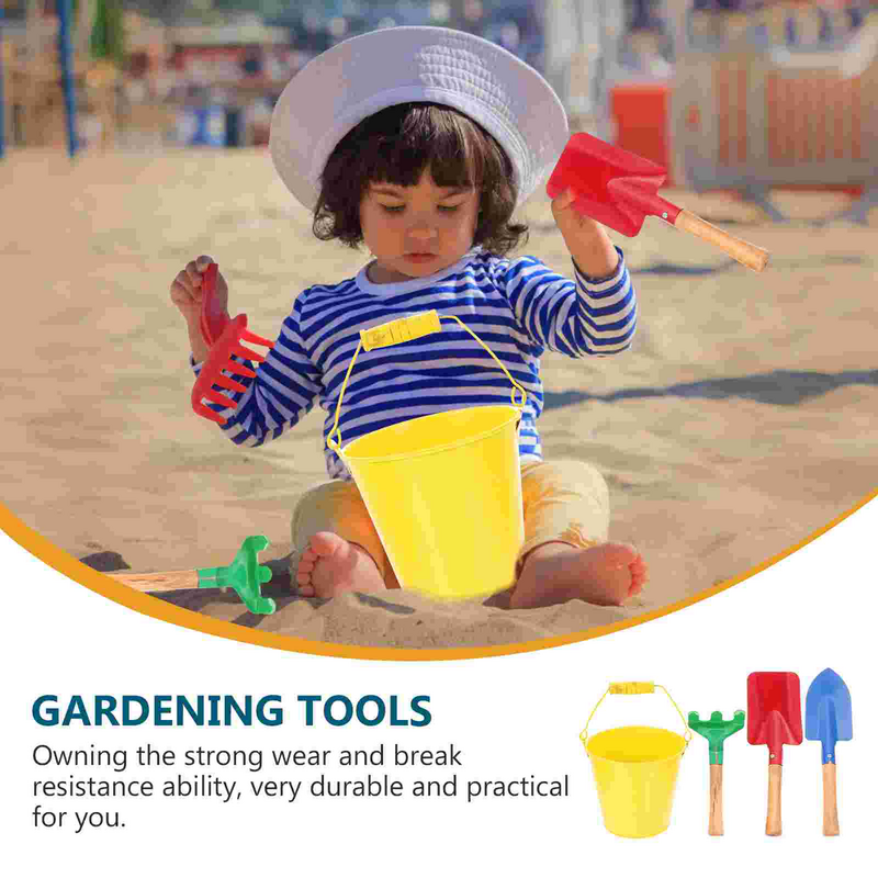 Giardinaggio Toddler Kids Toyss bambini Outdoor Kid Rake Tools bambini che piantano metallo
