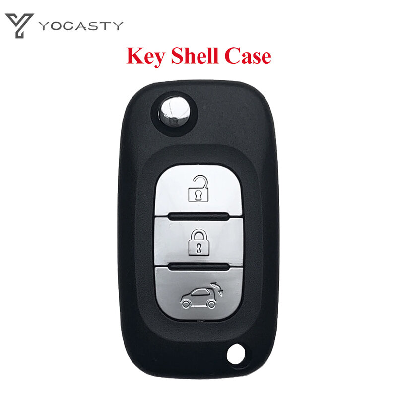 YOCASTY-Flip Folding Car Key Shell Case para Mercedes Benz, Smart Fortwo, 453, Forfour, 2015, 2016, 2017, CWTWB1G767, TWB1G767