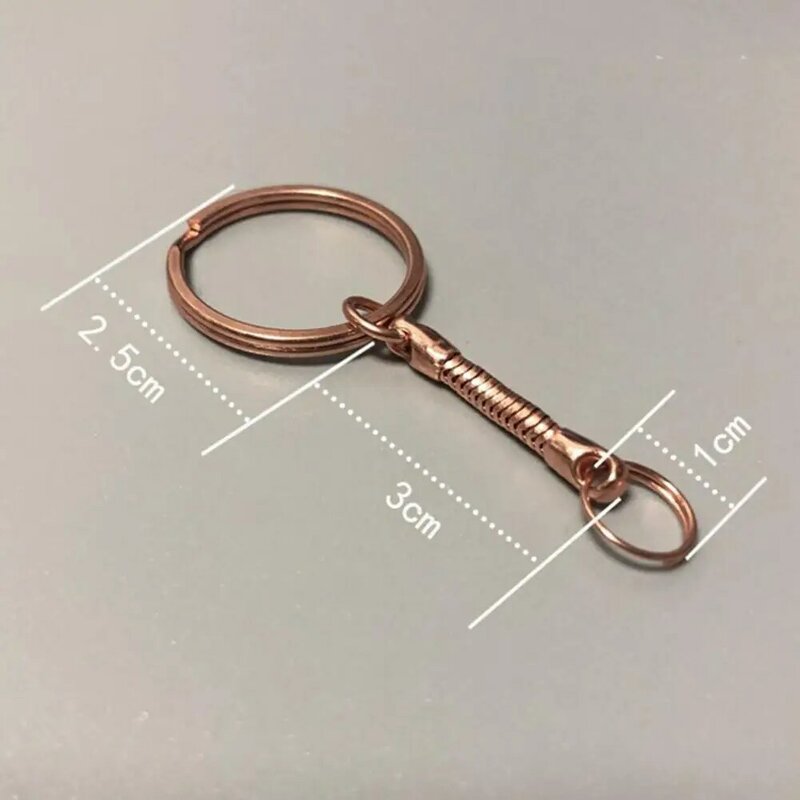 1 buah gantungan kunci ular cincin rantai gesper untuk DIY pembuatan perhiasan aksesoris antihilang U Disk USB Flash Drive rantai gantung