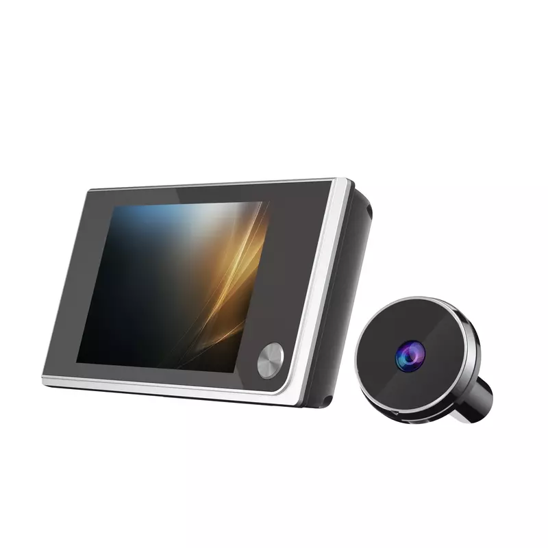 Eletrônico Cat Eye LCD Peephole Viewer, câmera de campainha aprimorada, campainha inteligente anti-roubo, 520A, 120 graus, 3.5 ", casa