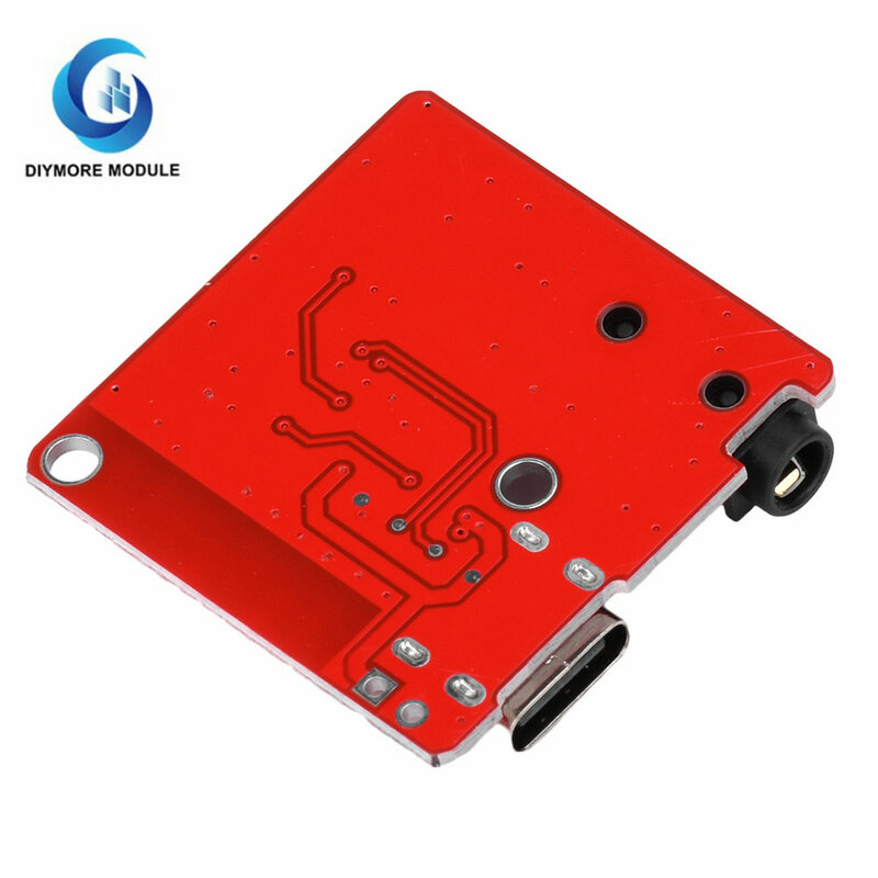 Bluetooth Audio Receiver Board Bluetooth 5.1 MP3 Lossless Decoder Micro USB 3.5mm Audio Output Amplifier Module Type-C 3W