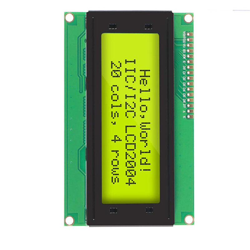 Módulo de pantalla LCD 1602 2004, controlador HD44780, LCD1602, LCD2004, azul, verde, gris, 16x2, 20x4