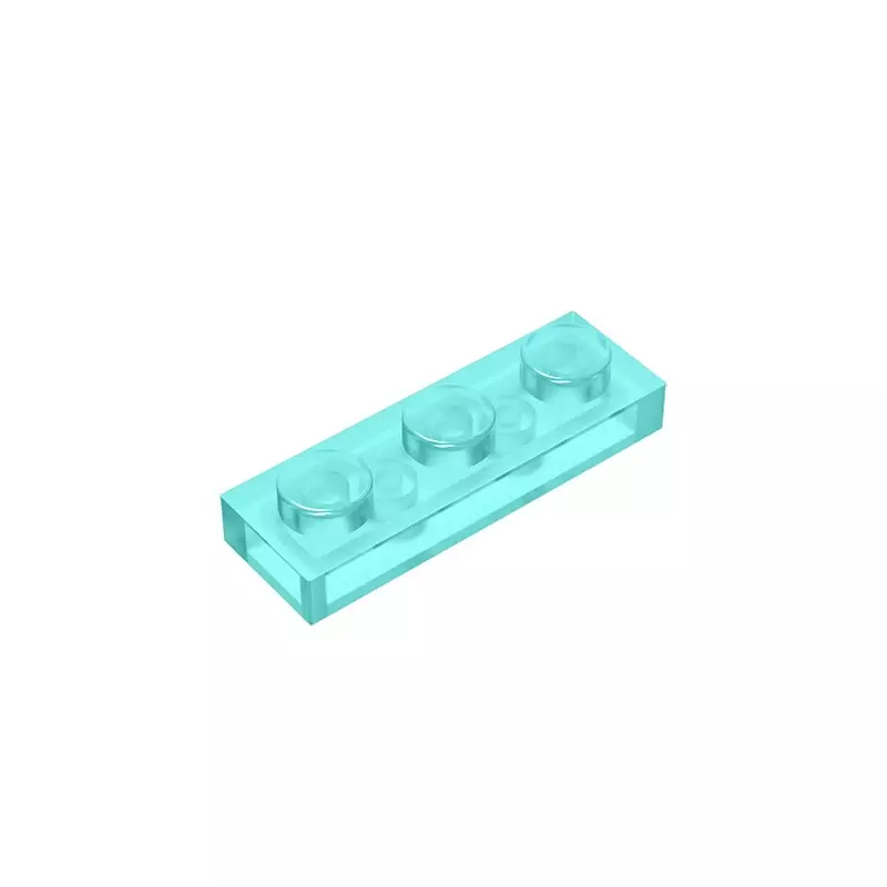 고브릭 GDS-503 플레이트, 어린이 DIY 빌딩 블록, 1x3, 레고와 호환 가능, 3623 조각