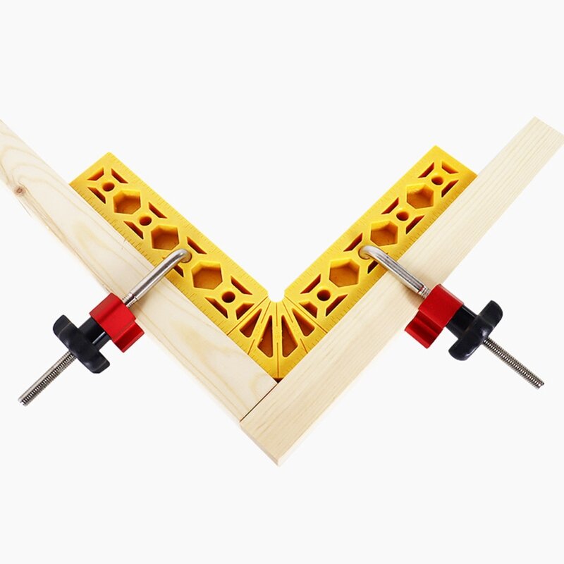 7.9”x7.9” Inches 90 Degree Carpenter Corner Square Ruler Hand Tools Clamps Dropship