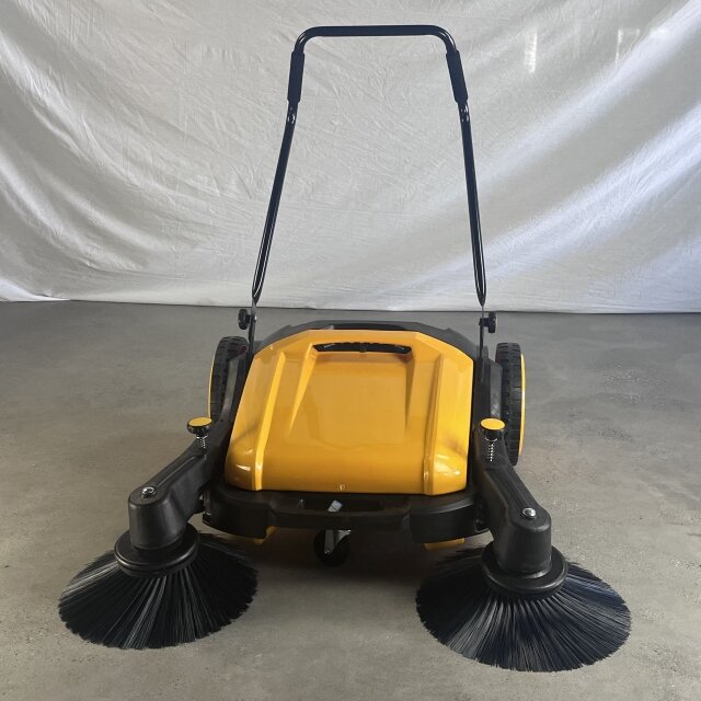Balayeuse manuelle électrique pour le nettoyage des sols en carrelage, balayage manuel, poussée manuelle, marche derrière le sol