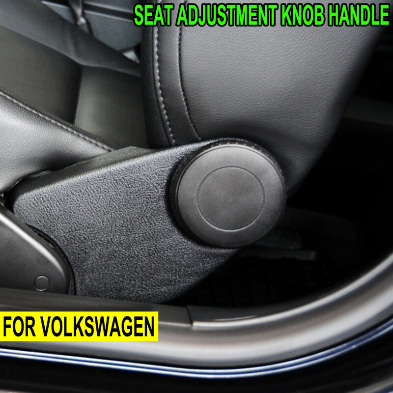 Czarne przednie siedzenie pokrętło regulacji pokrętło 1J0881671 dla VW Beetle Bora Caddy EOS Golf Jetta Passat Polo Touran akcesoria samochodowe