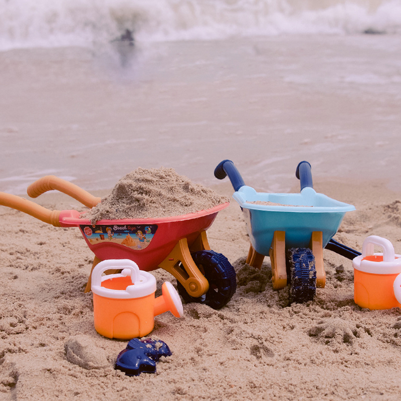 Juego de 6 piezas para niños, juguetes de playa de verano, playa, plástico, divertido