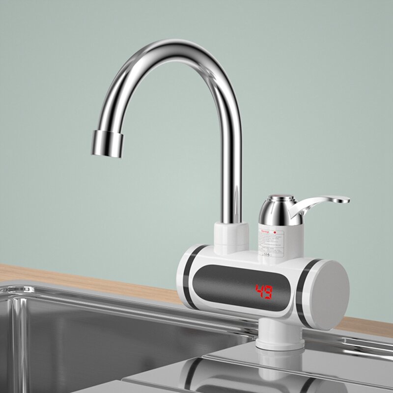Momentane digitale anzeige elektrische küche und bad schnell heizung heizung wasserhahn RX-009