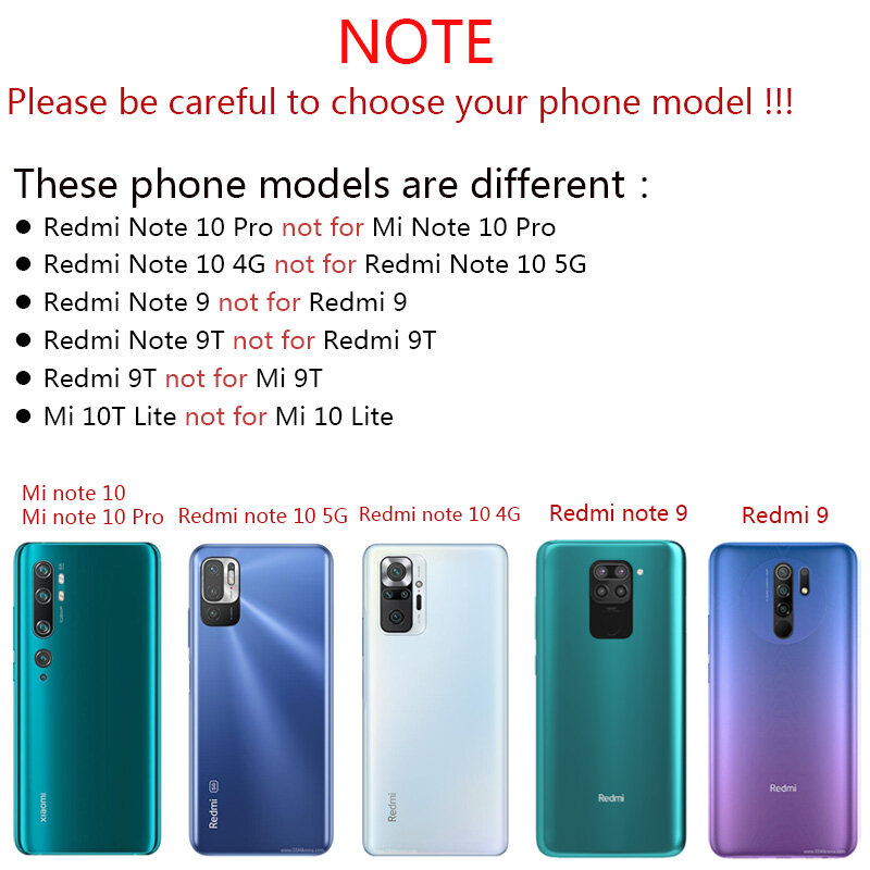 Чехол для Xiaomi Redmi Note 9 9s 10 s Pro Mi 11 Lite 10 Pro 11i Poco X2 X3 NFC F2 F3