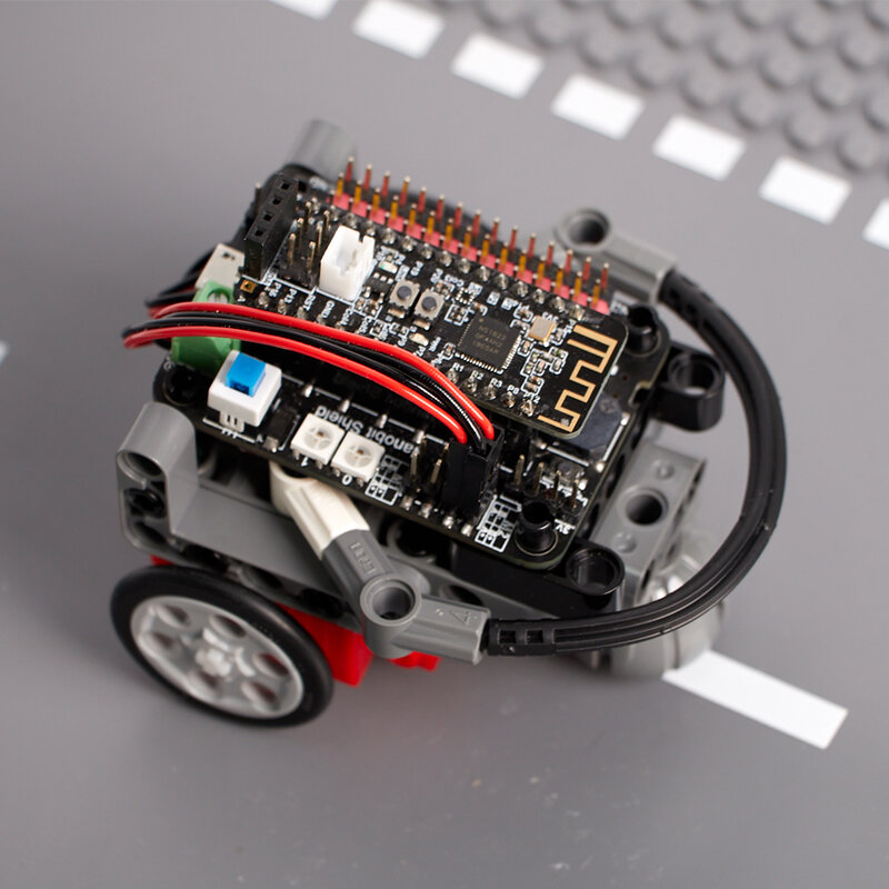 Kit Robô Multi-Funcional para Makecode, Omnibot Mini-Size, O Ultimate Nanobit-Driven com Codificação de Fundo