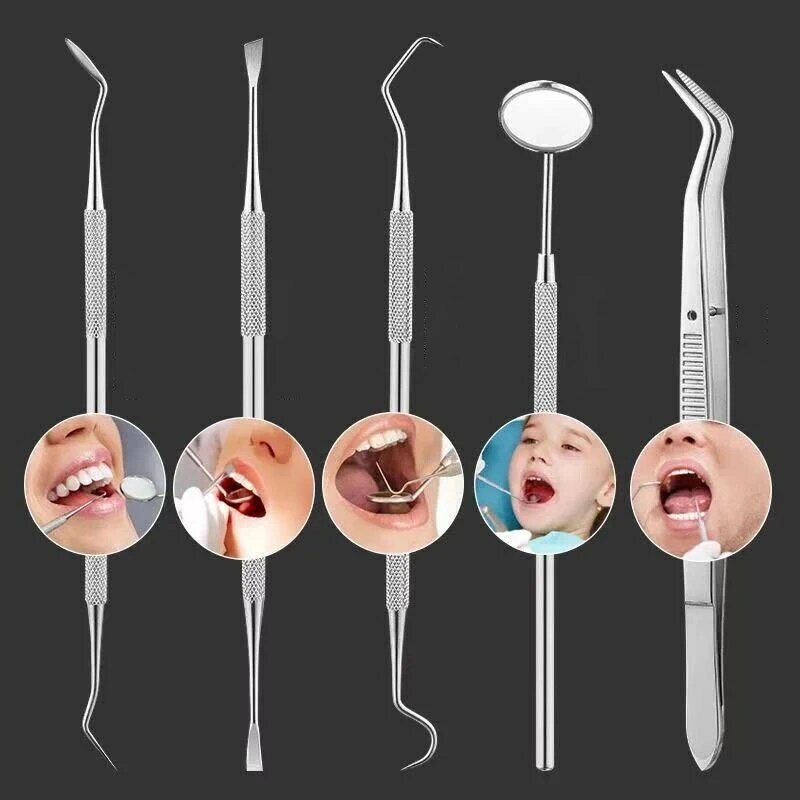 特別な6パック歯科用器具キット,口腔ピンセット,歯科用機器,歯科衛生ツール
