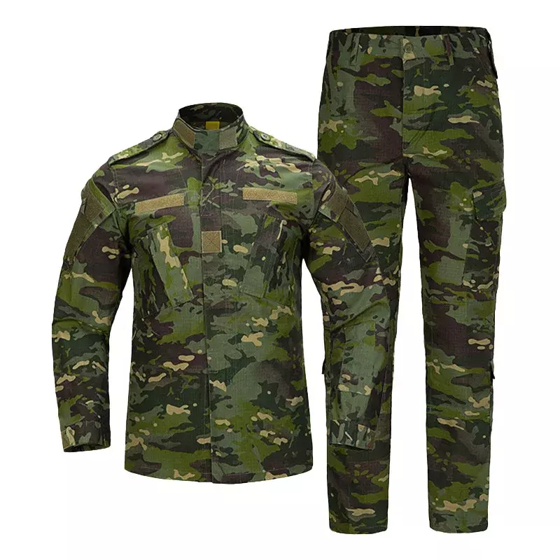 Exército Camuflagem Fatos Uniforme, Jaqueta Tática, Airsoft Uniforme, Calças Militares, Paintball Fatos, Combate T-shirt, Calças, Roupas de Caça