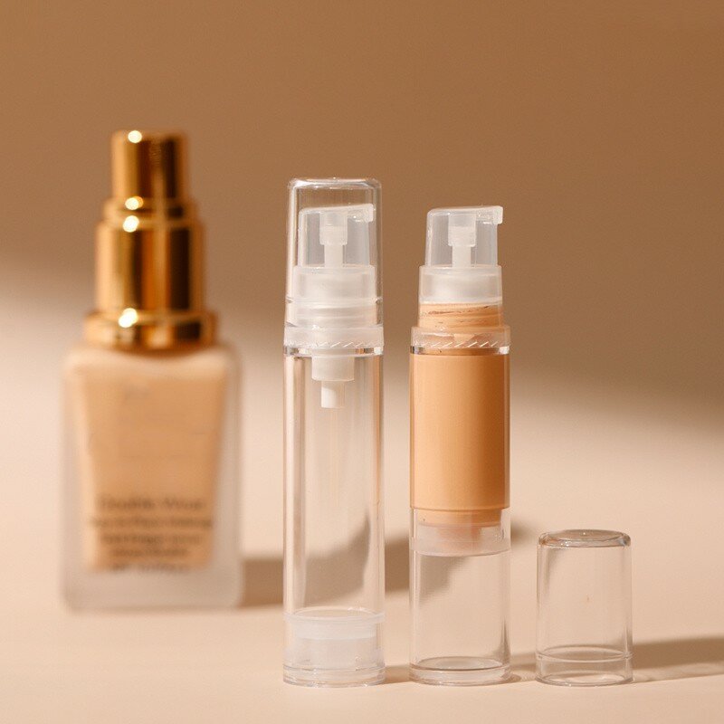 Botella de vacío recargable para crema de ojos, contenedor de cosméticos portátil, herramienta de maquillaje, 5/10/15ml