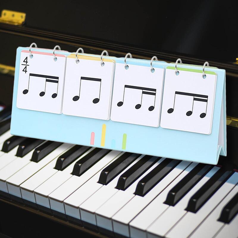 التدوين الموسيقي بطاقة التعلم قراءة ورقة الموسيقى للتدريب البيانو الغيتار