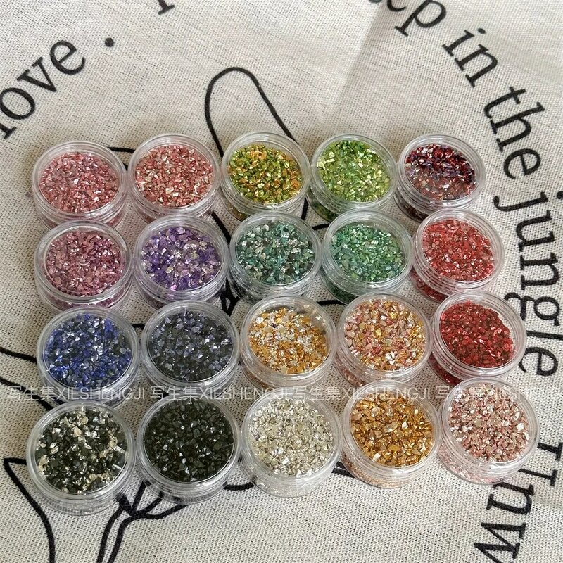 Manicure Stones Decorations Nail Art Zircon Plated Bottom Charming Sparkling Shaped Micro Zirconium Mixed Color Gravel Luxury