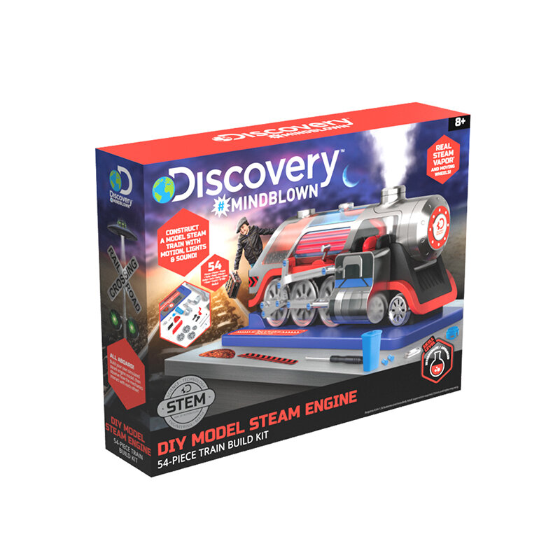 Motor de vapor DIY para niños, juguete educativo de estilo Retro, regalo de cumpleaños