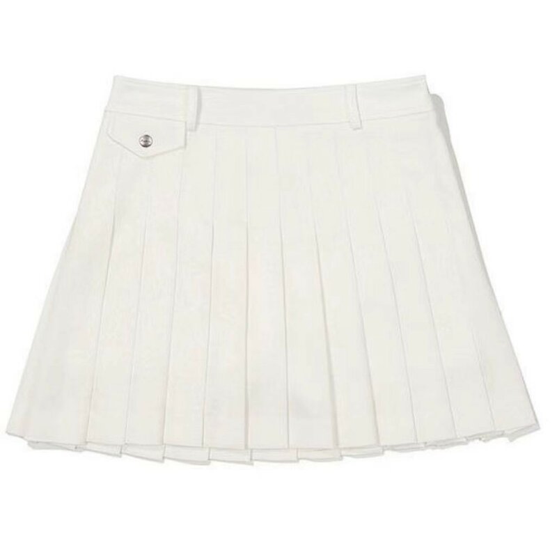 2024 Golf Skirt Women's Slim-fit Short Skirt Early Spring New Sports Anti-glare Pleated Skirt With Small Ball Bag Skirt
