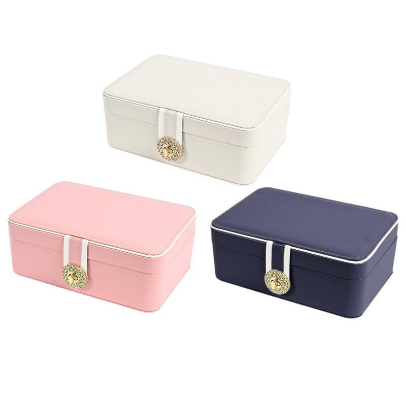 Jewelry Box Multi Function Lightweight Jewelry Container Jewelry Storage Holder for Necklaces Watch Pendant Stud Earrings Bangle