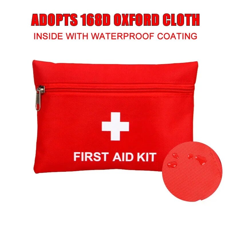 Waterproof Portable Outdoor Mini First Aid Kit EVA Bag For Emergency Treatment For Home Travel Hiking Fishing Sports Wound Treat