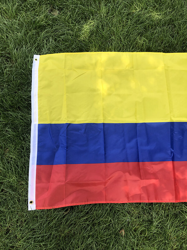 Flaga nieba flaga kolumbii 90x150cm co col kolumbia flaga flaga poliestrowa wewnętrzny baner do dekoracji domu