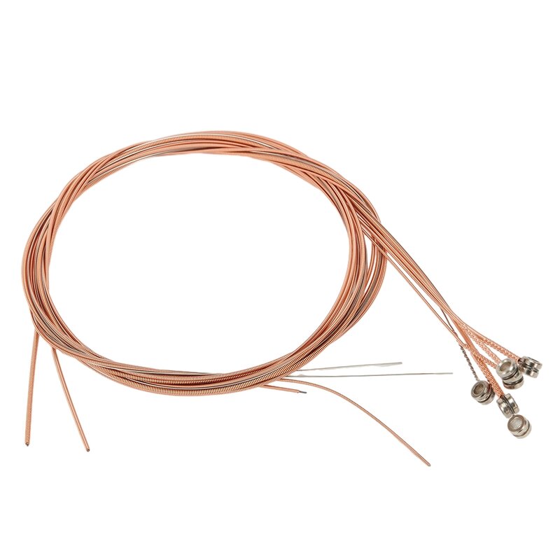 Acoustic Guitar Strings Set Of 6 Copper 011-052in String Hold Tune Sound Guitar Parts Stringed Instrument Accessories