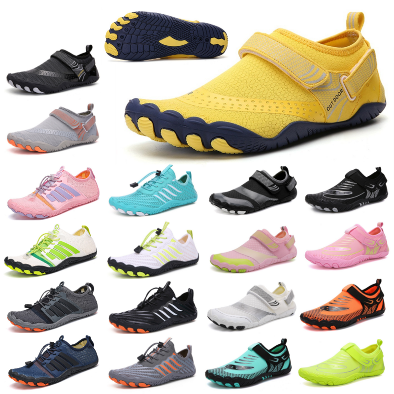 Zapatos acuáticos de buceo Unisex para hombres y mujeres, zapatillas de playa descalzas de verano, secado rápido, antideslizantes, para Río y Mar