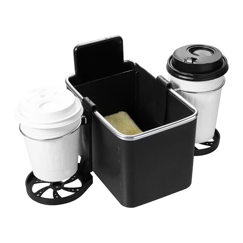 Многофункциональный автомобильный органайзер, коробка для хранения центральной консоли с крышкой, коробка для салфеток, чашка для воды на заднее сиденье, автомобильная насосная коробка для салфеток