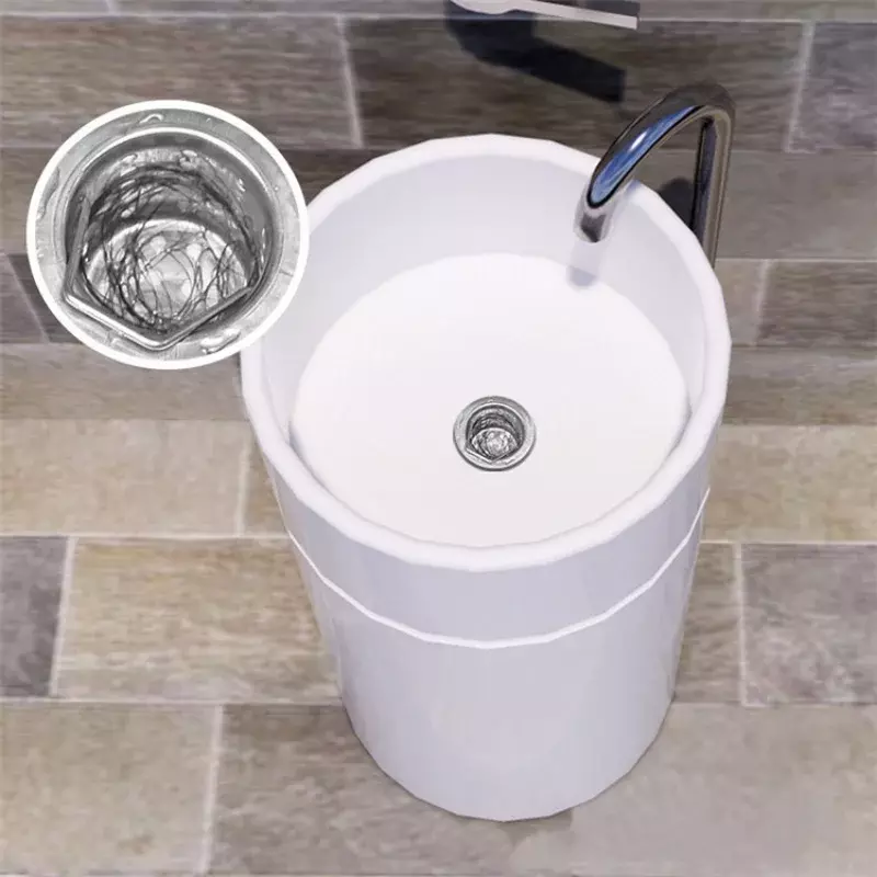 Zbiornik na wodę ze stali nierdzewnej filtr siatkowy filtr na nieczystości odpady ekran odpływ podłogowy sitka zatrzymujące włosy do kuchni akcesoria łazienkowe